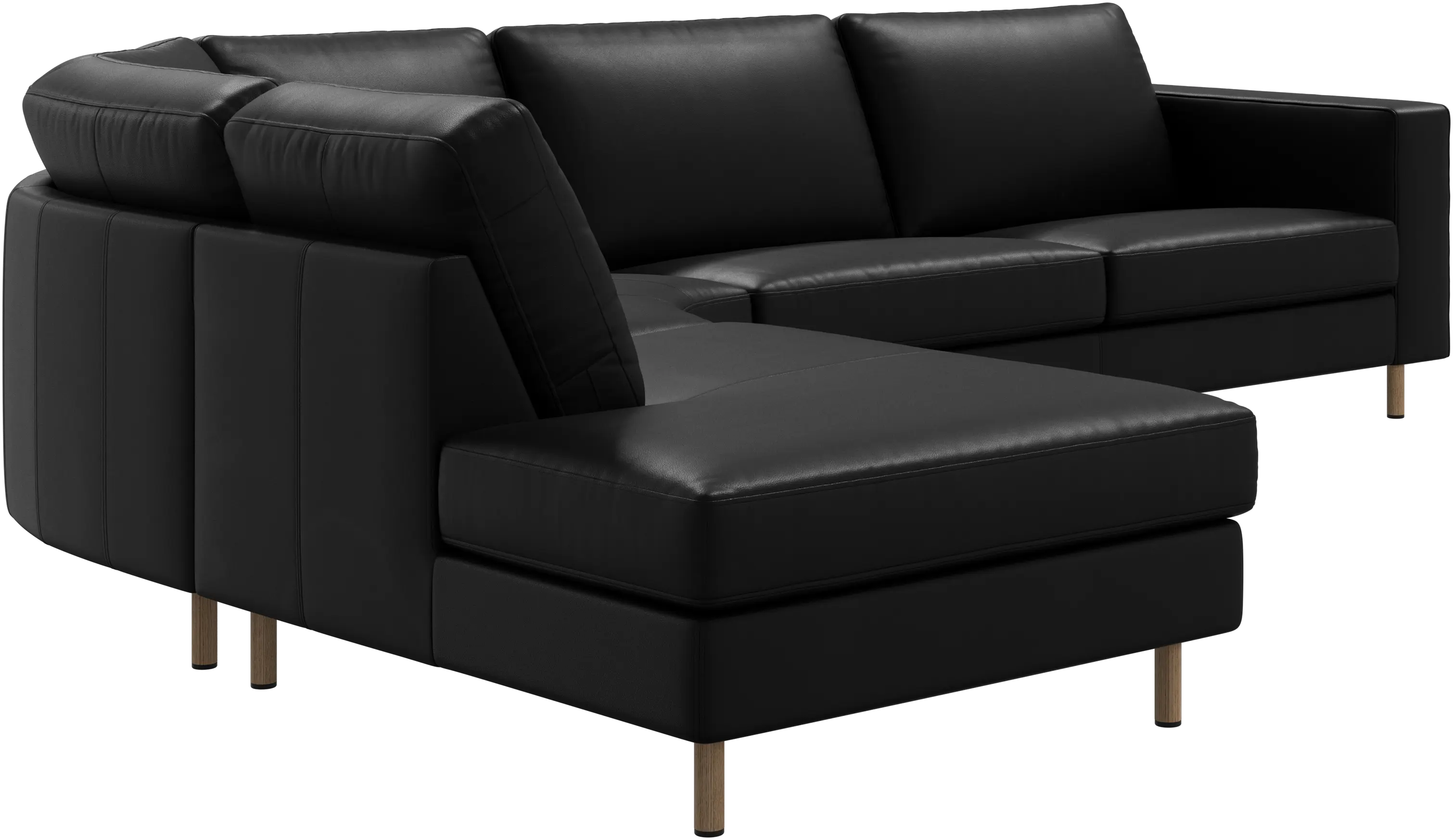 L字型ソファ | デザインを見る - ブラック | ボーコンセプト